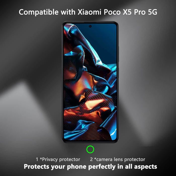 Protection D'écran Verre Trempé Anti-espion Pour Realme C20, C11, C21 - Noir, 3 Couches, Ultra Mince !