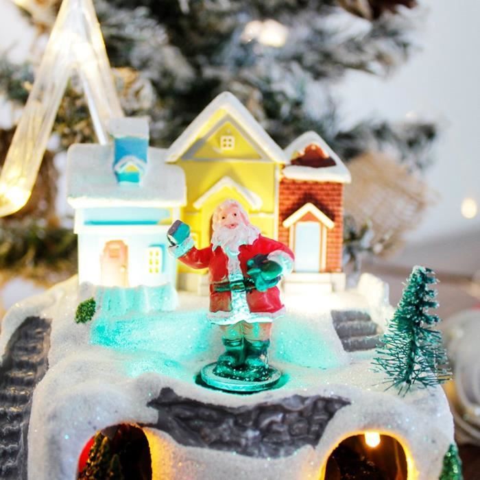 Village de noel avec train top