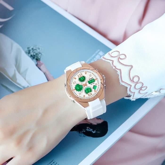 Montre double affichage femme deals