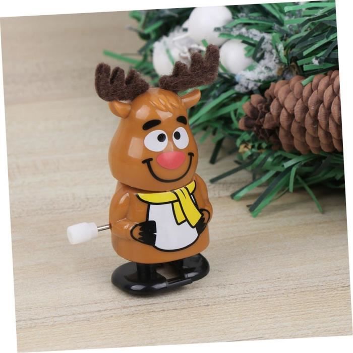 Lot De 9 Jouets De Noël à Remonter - Pour Enfants Et Adultes - Pingouin, Père Noël, Renne Et Bonhomme De Neige - Pour Sacs Cadeaux