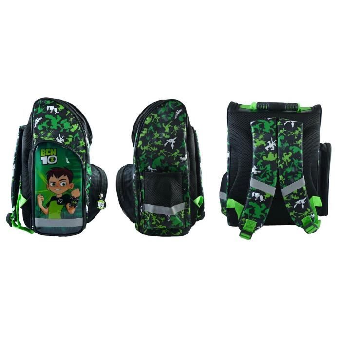 Ben 10 Alien Force Cartable Scolaire Ergonomique Sac a Dos Enfant Loisirs extrascolaires Multicolore Cdiscount