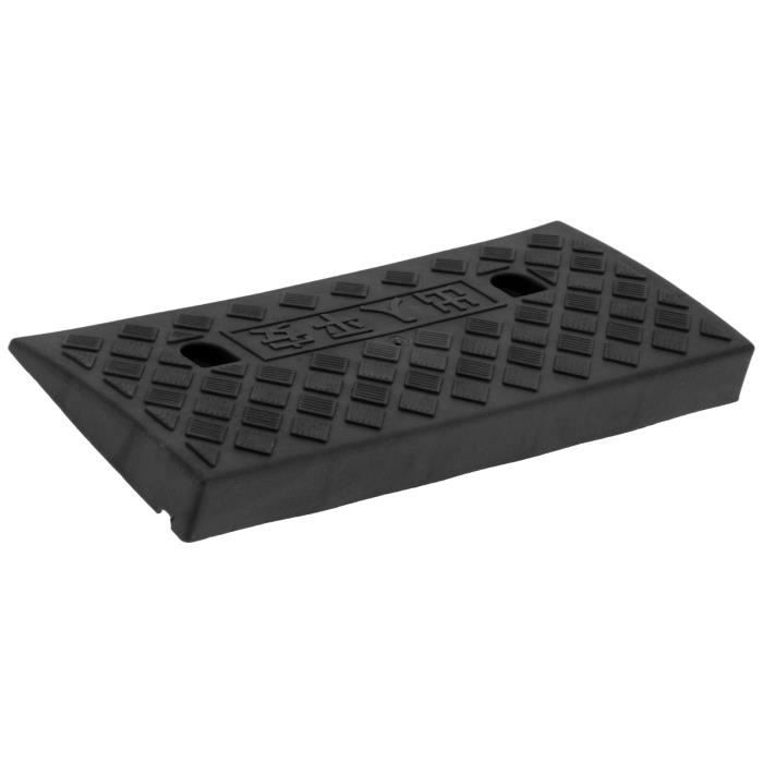 Hoopever Rampe De Trottoir Portable 500x270x120mm - Plastique Léger Antidérapante Pour Voiture, Fauteuil Roulant, Moto - Charge 5 Tonnes