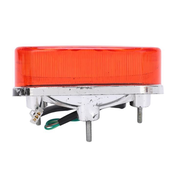 Tbest Feu Arrière LED Universel ATV - Feu Stop 3 Pins Étanche Pour Quad 50cc à 125cc