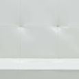 3818Fine® Canapé-lit Scandinave,Canapé d'angle Réversible Convertible Sofa de salon Confortable Similicuir Blanc-3