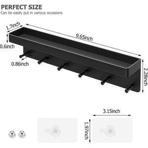 Étagère Murale Lot de 2, Etagere Rangement en Or Brossé