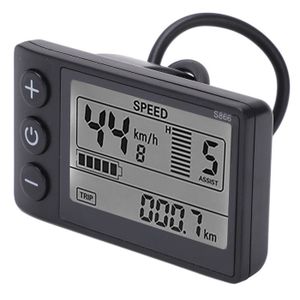 Panneau De Commande LCD 48V-72V Pour Vélo électrique – écran Large, Interface 6 Broches, Compatible DJHSTNN-9