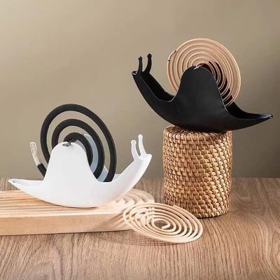 Lot De 2 Supports En Fer Pour Spirales Anti-moustiques - Design Escargot - Pour Intérieur Et Extérieur