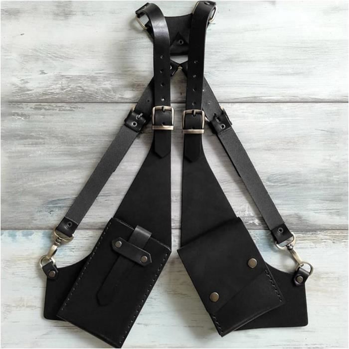 Hywell Gothic Femmes Steampunk Taille Sacs Vintage Hommes Holster