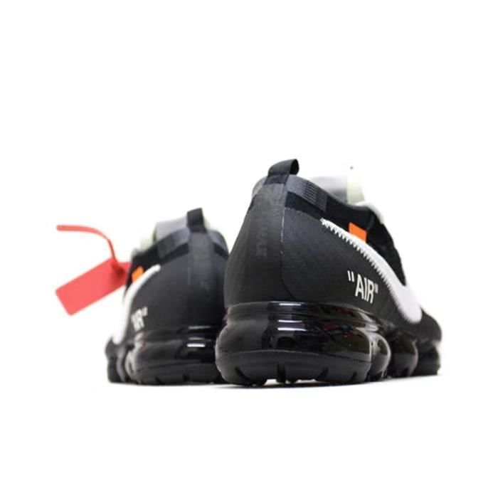 Sneakers Nike Air Vapormax x Off White The Ten 2018 Noir Homme Lacets Dessus Synthetique Couleurs multiples Cdiscount Chaussures