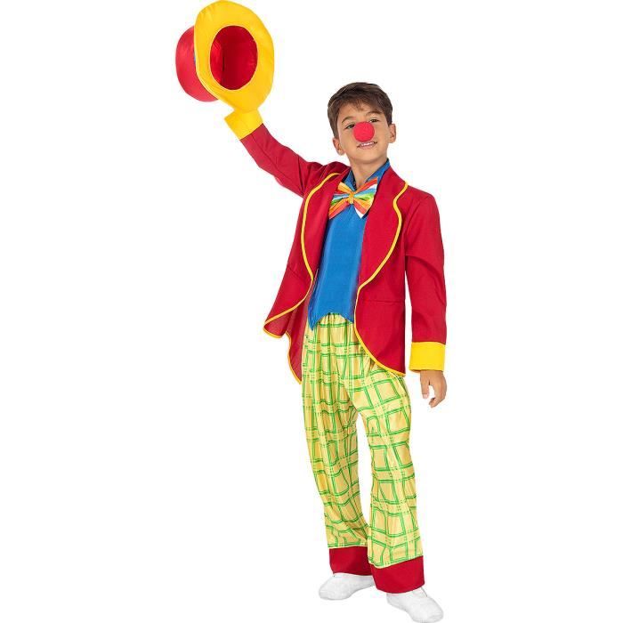 Déguisement clown garçon-121198 -Funidelia- Déguisement garçon et  accessoires Halloween, carnaval et Noel - Cdiscount Jeux - Jouets