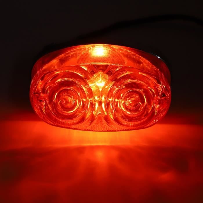 Eosnow 12V Tête Arrière Feu Arrière Lampe Style Dinosaure Fit Pour 50cc