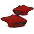 Paire feux arriere Ford Focus 3 15+ Hatchback rouge fume led-0