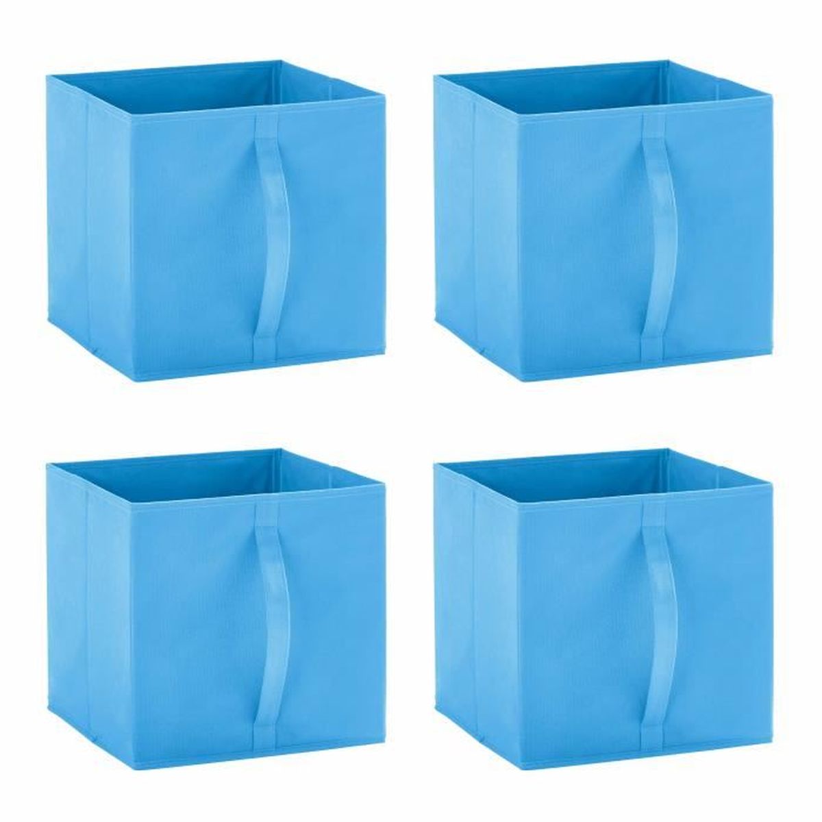 18 x 26 x 32 cm Home Decoratie Opbergen Dozen Bleu Dozen Boîte de rangement Plastique avec Couvercle 