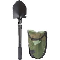 Pelle pliante pliable de camping portable - MARQUE - Outil multifonction de camping - Blanc/Noir