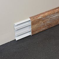 Plinthe passe-câbles PVC 80 mm - Planche Vieillie - 1 m