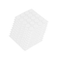 Emuca Lot de 1000 bouchons à vis, adhésifs, diamètre 13mm, Plastique, Blanc