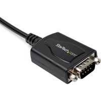 StarTech Câble adaptateur USB vers série DB9 RS232 - Mémorisation de port COM - 1x DB-9 mâle - 1x USB A mâle ICUSB2321X