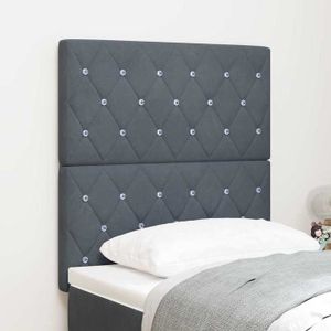 Coavain Tête De Lit Métal Blanc 80 Cm – Design Élégant 85x3x97 Cm, Soutien Confortable Et Robuste Pour Chambre
