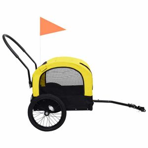 SEPNINE Remorque De Vélo Robuste 40 Kg Avec Bâche – Pour Courses, Camping Ou Bricolage, Stable Et Sécurisée !