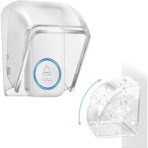 Housse de Pluie pour Sonnette Housse étanche Transparente pour Sonnette - Bouclier de Protection