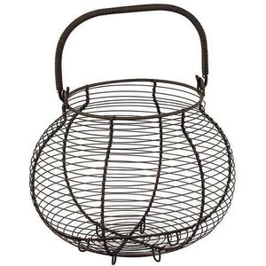 Ancien Panier à Œufs en Métal - Vintage French Finds
