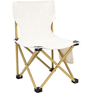 CHAISE DE CAMPING Chaise de camping pliante DURT DURT - L Beige - soutien jusqu'à 120 kg