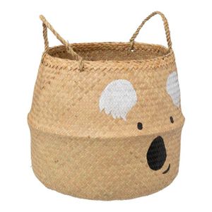 Lot De 2 Paniers Rangement Enfant Cali En Bouclette - 26L Et 13L - Design Doux Et Chaleureux Pour Chambre Ou Salle De Jeux - 12