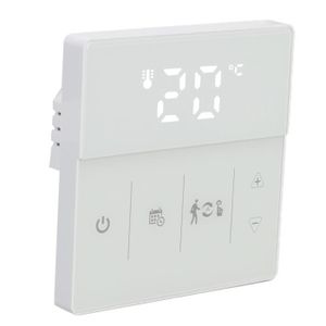 THERMOSTAT D'AMBIANCE Thermostat WIFI écran tactile numérique contrôle vocal DRFEIFY - Blanc - Programmable - Objet connecté