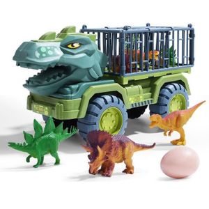 CAMION ENFANT Jouets Camion et 3 Dinosaures - Transporteur Tyran