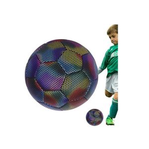 Football réfléchissant,Éponge en mousse souple personnalisée Ballon de  football réfléchissant holographique brillant Taille 5 - Cdiscount Sport