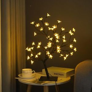 Cerisier en forme de bonsaï - Lampe décorative à LED - Fonctionne avec  batterie et prise USB - Lampe de table à fleurs - Décoration moderne -  Décoration d'intérieur - Décoration d'intérieur : : Jardin