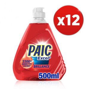 Liquide vaisselle hygiène 3en1 menthe PAIC : le lot de 2 flacons de 750mL à  Prix Carrefour
