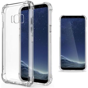 COQUE - BUMPER Coque Samsung Galaxy S8 - Gel TPU Transparent Silicone Souple Anti Choc [Phonillico®]