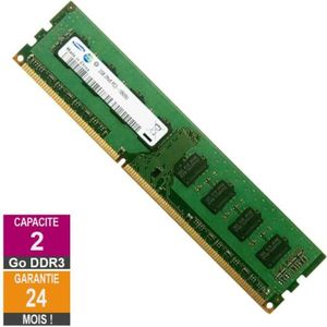 MÉMOIRE RAM Barrette Mémoire 2Go RAM DDR3 Samsung M378B5673FH0