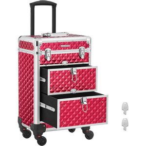 FLIGHTCASE VALISE MALETTE RANGEMENT ALUMINIUM 2 FERMETURES BLEUE  BANDOUILLERE - Cdiscount TV Son Photo