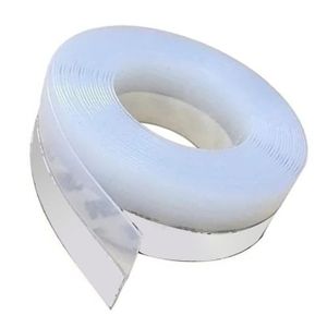 Joint Bande Tape Étanchéité Autocollante en PVC Mur Edge Coin Calfeutrer  Strip pour Bain Cuisine Baignoire(Blanc 38mm*3.2m) - Cdiscount Bricolage