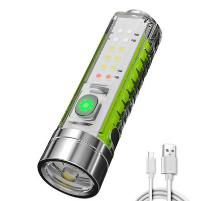 Forfait D - Mini lampe de poche Rechargeable à 6 led, Torche haute  luminosité, Affichage de puissance, éclair