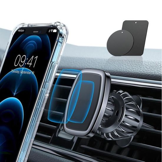 Support De Téléphone Magnétique à Ventouse Pour Voiture, Rotation à 360