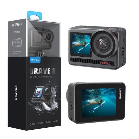 Kit Accessoires Caméra Action Navitech 18-en-1 - Compatible AKASO Brave 8 Lite - Supports Polyvalents Pour Vos Aventures