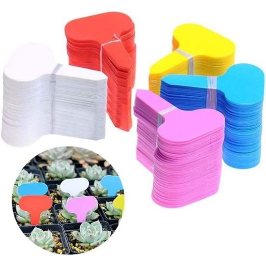 300 Étiquettes Plantes 10x6cm - Marqueurs Jardin Potager Extérieur/Intérieur