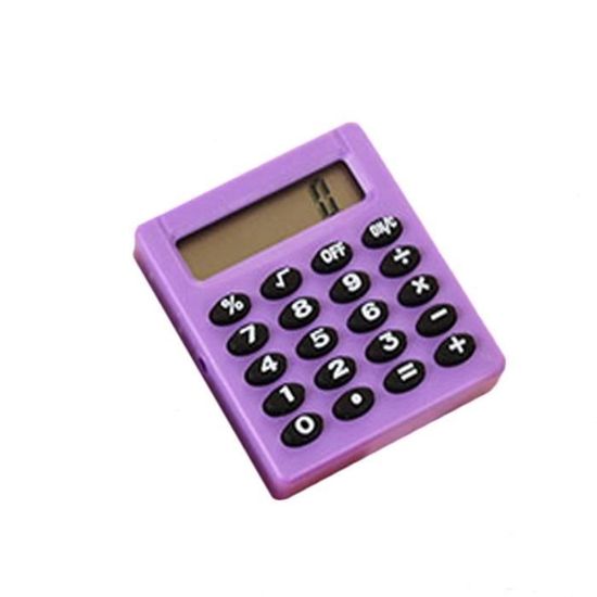 Lsgepavilion Mini calculatrice électronique de poche 8 chiffres Vert 