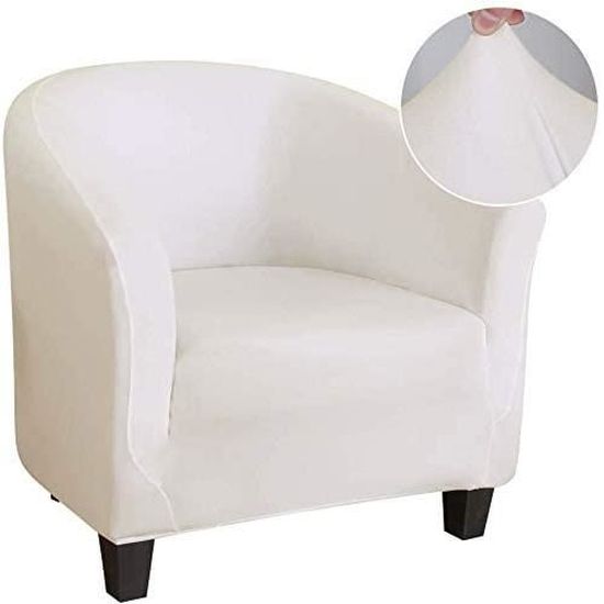 Housse De Fauteuil Cabriolet Club 2 Pièces Extensibles Beige Clair - Protection Et Style