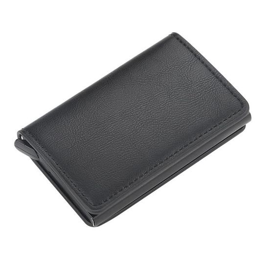 Portefeuille En Cuir Véritable Japonais Avec Protection RFID – Style Deux Volets, Pour Homme, Anti-vol Numérique
