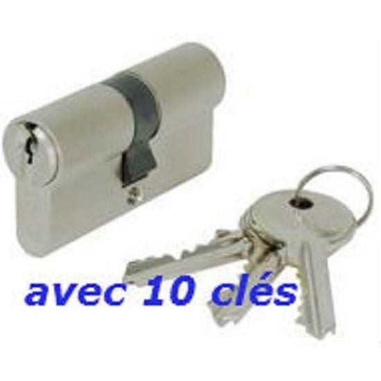 Cylindre à languette pour verrous et serrures 3 clés paire - CISA - YAL220163100KA