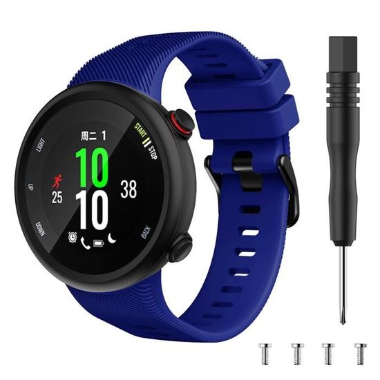 Bracelet Silicone Souple Garmin Forerunner 35 - GVFM Compatible 13-23 Cm