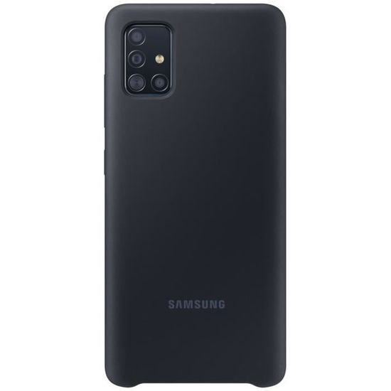 Coque Silicone Samsung A51 Noir