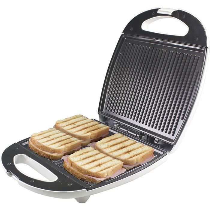 90.620 Toasteur Machine à Sandwich et GrillBlanc1300 W 59
