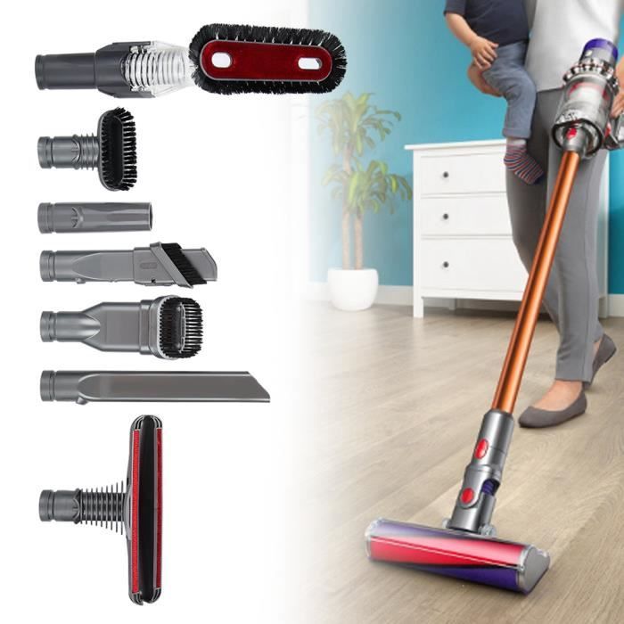 Brosse et 7 pièces aspirateur aspirateur tête connecteur accessoires remplacement adaptés Dyson V6 DC44-RAC