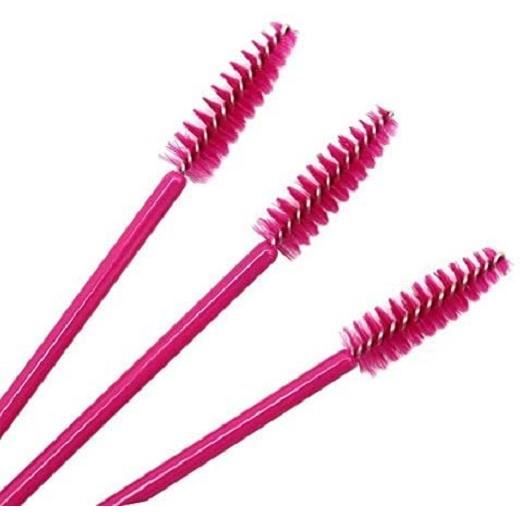 SANDIN 50PCS Lot de brosses à cils jetables, pinceau goupillon applicateur de mascara et brosse à sourcils