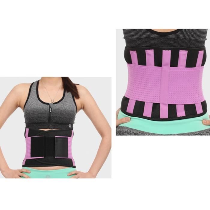 DoringIN-Ceinture de Force,Ceinture corset,110*23cm Violet-Ceinture lombaire, soutien dorsal inférieur Ceinture-Pour Fitness Sports